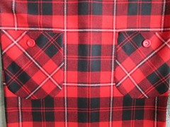 VTG Carole King Dress Large Wool Jumper Black Red Plaid Tube Sheathe Zipper EUC