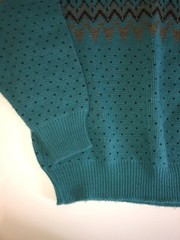 Vintage BONJOUR INTERNATIONAL SWEATER Winter Womens Large Green VGUC