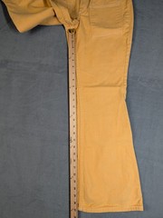 Vintage Wrangler Womens 9 Tan Bell Bottom Jeans USA Flare Western USA Boho