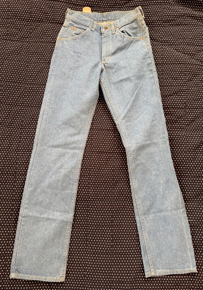 Lee Vintage 70’s Rider Straight Leg Denim Jeans Regular NOS Deadstock 29×34 USA