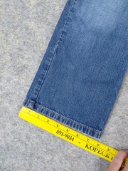 Y2K Lauren Jeans Co Ralph Lauren Jeans Capris Womens Size 4 30×22 Med Wash Blue
