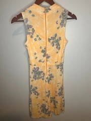 Vintage 60s 70s Terri Petites Peach A-Line Dress