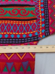 Vtg Clifford Wills Women’s L Colorful Oversized Sweater Hip Hop 80s 90s