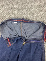 Vintage 70’s Levis Big E Jeans Womens 28×34 Juniors Dark Wash RARE NOS