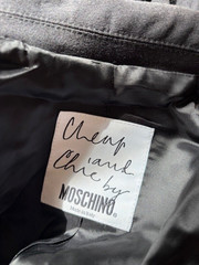 Vtg MOSCHINO “You Can’t Judge a Girl By Her Clothes” Love Chart Blazer Sz 8