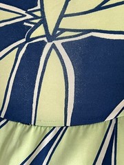 Vintage 1970’s Rose Marie Reid Blue Green One Piece Skirted Swimsuit Size 12