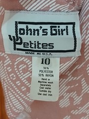 Vtg 80s Power Dress Secretery Set w/ Paisley Blazer And Pussy Bow. 2- Piece USA