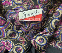 Vintage Jonquil by Judy Bond Multi Purple Floral Button Up Shirt Women’s Large