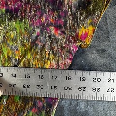 GLAMOUR COUTURE QUALITY VINTAGE 1950’S FLORAL GOLD LAME BROCADE PARTY DRESS