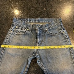 Levis 511 Skinny Blue Jeans Size 28×30 Distressed Red Tab Y2K Honeycomb 90s 200s