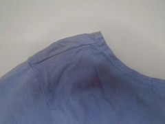 Vintage 90s Blue Fish Organic Flowy Dress Lagenlook Abstract Handpainted Size 1