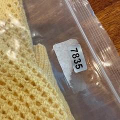 Vtg DiFini Butter Yellow Open Knit Sweater V Neck Pointelle Medium Coastal USA