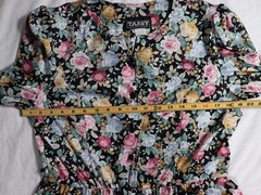 Vintage Tabby of California Floral Maxi Dress Womens 14P Cottagecore 80s