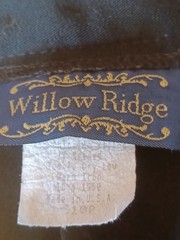 Vintage 1980s/1990s Willow Ridge Black High Waist Sailor Style Pinup Culottes