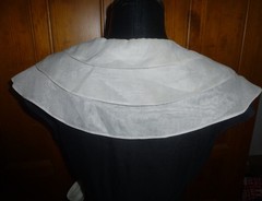 Vtg 80s Avant Garde NIPON BOUTIQUE Cocktail party Cape Collar Bow Black Dress 4