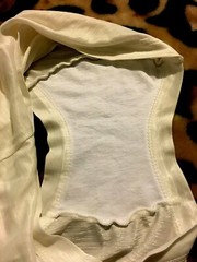 Vintage Panties Ivory Shimmer Briefs USA-made BRAND NEW Size 15 Free Ship