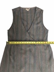 VTG Adini Lagenlook Duster Dress Vest Women’s Large Cotton Pockets India