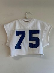 Vintage 70s 80s cropped Jersey Tee Shirt
