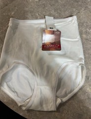 VINTAGE LOVABLE SECOND SKIN BRIEF PANTY ! MEDIUM WHITE
