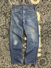 Vintage 70s Womens Levi’s 505 Orange Tab Blue Jeans Size 31×30 Made In USA Fades