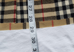 Vintage Burberrys Nova Check Wool Skirt Waist 28″x 29″ Long Sz”K14 Long” England