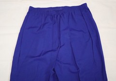 Womens Blue Elastic Waist Pull On Pants 32W x 29L