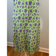 Oliver by Valentino 1997 Vtg Floral Dress IT 42 Made in Italy Archival