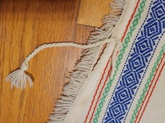 VTG ITA Industria Argentina Wool Poncho Vest Collar Wmn’s Unisex Handmade OSFM