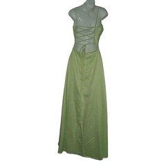 Masquerade Dress Vintage y2k Lime Green Fairy Mesh Glitter Gown Princess Pixie