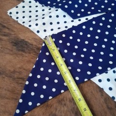 Vintage Womens Polka Dot Top White Navy Blue With Belt From Gai Bo El Paso Texas