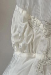 Vintage Godfried 30s/40s Long GOWN Lingerie Dress CHIFFON Nightgown 34, Small