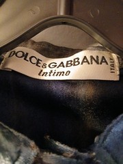 Vintage Womens Dolce Gabbana Intimo Long Sleeve Button Up Multicolor Shirt Size