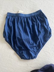 Vtg Lady Manhattan Sz 6 Silky Soft Glossy Nylon Granny Panties Sissy Domed NWOT