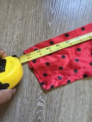 Vintage 80s Scarlett Peplum Dress 7/8 Red Polka Dot Black Pencil Wiggle ILGWU…