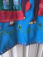 Vintage Berty 1940s-50s Embroidered Mexican Souvenir Jacket Beautiful Colors 12