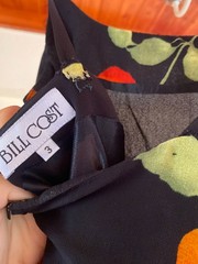 Vintage Bill Cost Red Rose Dress from the 90s Unique Piece