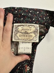 Vintage Jessica’s Gunnies Gunne Sax Prairie Maxi Skirt XS 5 Velvet Lace 70s USA