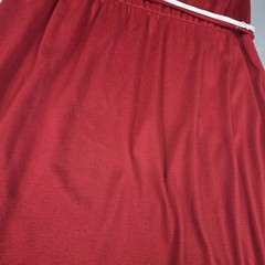 Vintage ITEMS California Red Knit Dress White Trim Buttons Size 14 Retro 70s 80s