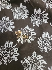 Vintage Cotton Floral Dress Full Skirt Retro 50s/ Mid Century Style