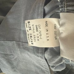1990s Vintage Campus Casuals Pants NWT 15/16 Light Blue Cotton Tapered M USA