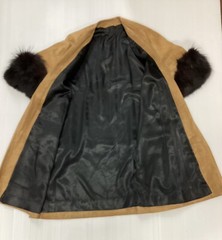 Vintage BOHO 1960-70’s SUEDE and Mink? FUR coat NO TAGS