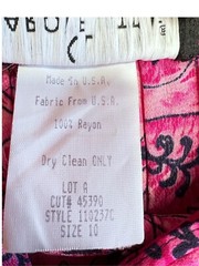 VTG 80s Carol Little Petites Colorful Top Sz 8 & Palazzo Capri shorts/pant Sz 10
