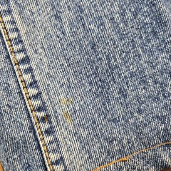 Vintage Lawman Western Jeans Acid Wash High Waist Asymmetrical Double Button 9