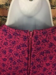 Vintage 80s 90s Floral Pink Romper Jumpsuit Boho Cottagecore Retro Homestead