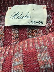 VTG 80s 90s Blake by Devon Sweater Womens S-M Brown Short Sleeve Grunge Boho