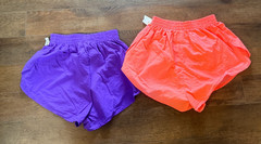 VINTAGE American High international USA Coral / Purple Dolphin Shorts L w/tags