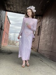Vintage 1980s pink Wedding Gown-Convertible-Mermaid-Bridal Dress-column-Sparkle-