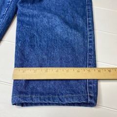 Vintage Bon Jour High Waisted Pleated Blue Jeans Size 14 (27X26)