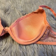 Adrienne Vittadini Lightly Lined Bra Womens Size 34C Floral Lace Underwire