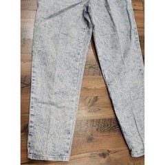 Vintage 80s Gitano Logo Acid Wash Pull On Jean Stretch Streetwear Retro Taper L